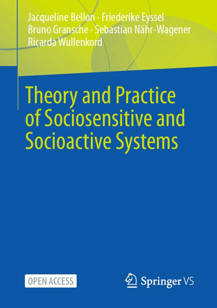 Book cover: Theory and Practice of Sociosensitive and Socioactive Systems
